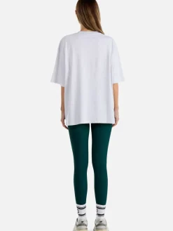 Best Ena Pelly Athletic Tee - White Marle