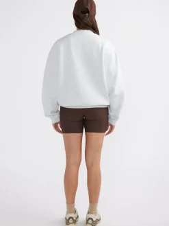 Online Ena Pelly Classic Collegiate Sweatshirt - White Marle