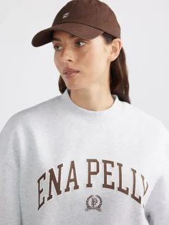 Online Ena Pelly Classic Collegiate Sweatshirt - White Marle