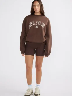 Hot Ena Pelly Classic Collegiate Sweatshirt - Mocha