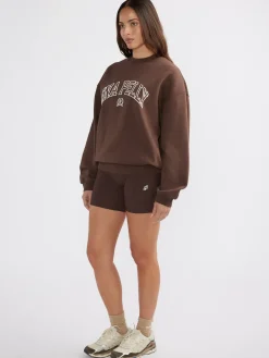 Hot Ena Pelly Classic Collegiate Sweatshirt - Mocha
