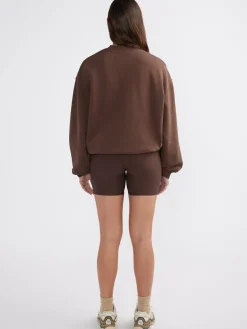 Hot Ena Pelly Classic Collegiate Sweatshirt - Mocha