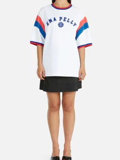 Discount Ena Pelly Fathom Oversized Tee - Bright White