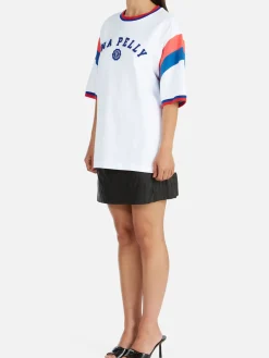 Discount Ena Pelly Fathom Oversized Tee - Bright White