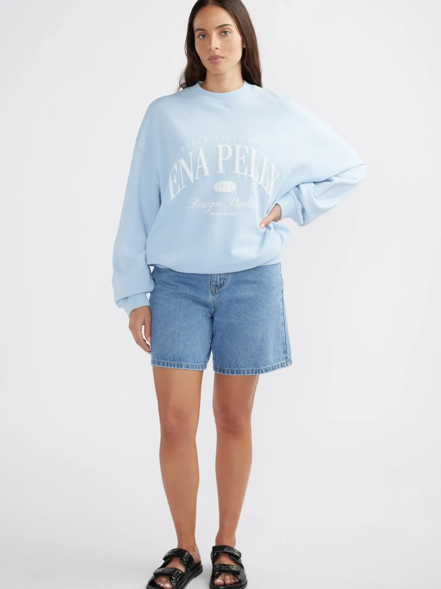 Sale Ena Pelly Heritage Studios Sweatshirt  - Washed Capri