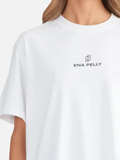 Best Ena Pelly Lexi Monogram Tee White