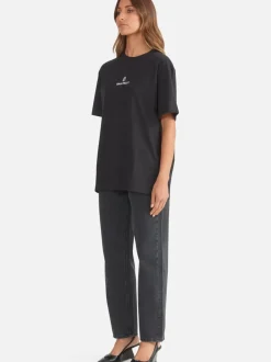 Sale Ena Pelly Lexi Monogram Tee- Black