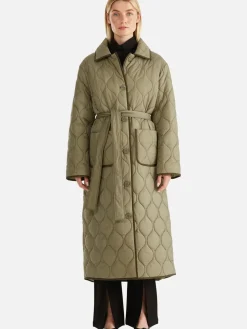Discount Ena Pelly Louise Quilted Puffer Jacket - Hunter Green
