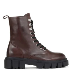 Outlet EOS Melbourne EOS Feature Leather Boot - Chestnut