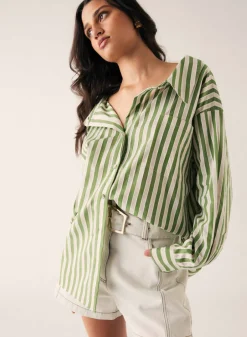 Hot Esmaee Infinity Shirt - Fern Stripe