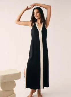 Best Esmaee Monochrome Dress - Black/Cream
