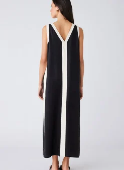 Best Esmaee Monochrome Dress - Black/Cream