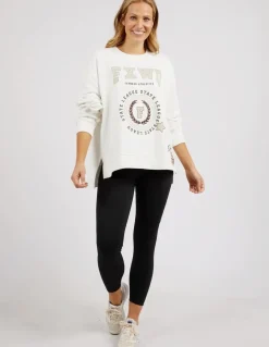 Best Foxwood Get There Crew - Vintage White