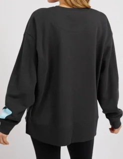 New Foxwood Get There Crew - Washed Black