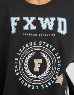New Foxwood Get There Crew - Washed Black