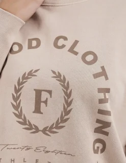 Clearance Foxwood Medalion Crew - Oatmeal