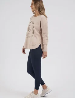 Clearance Foxwood Medalion Crew - Oatmeal