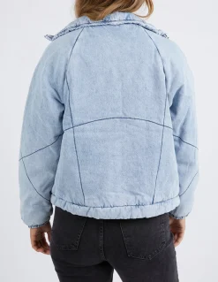 New Foxwood Rosalee Jacket - Mid Vintage Blue