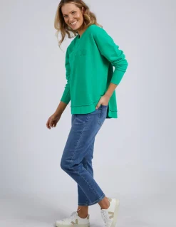 Best Foxwood Simplified Crew - Bright Green