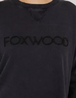 Clearance Foxwood Simplified Crew- Washed Navy