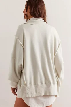 New Free People Camden Henley - Grey Opal