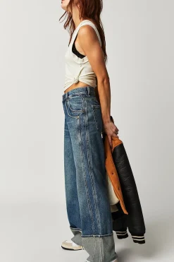 Fashion Free People Final Countdown Mid Rise Jean