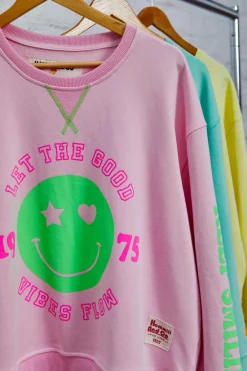 Outlet Hammill & Co Hammil & Co Happy Sweat - Pink