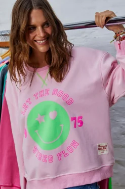 Outlet Hammill & Co Hammil & Co Happy Sweat - Pink