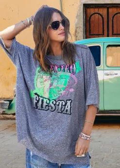 Discount Hammill & Co Hammill & Co Vintage Fiesta Tee - Grey
