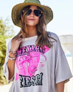Clearance Hammill & Co Hammill & Co Vintage Fiesta Tee - Natural