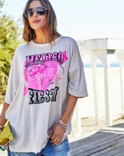 Clearance Hammill & Co Hammill & Co Vintage Fiesta Tee - Natural