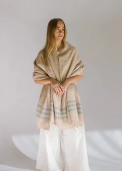 New Hobo & Hatch Hobo & Hatch Aztec Poncho- Vanilla