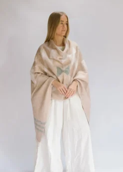 New Hobo & Hatch Hobo & Hatch Aztec Poncho- Vanilla