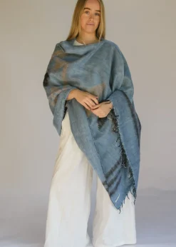Clearance Hobo & Hatch Hobo & Hatch Aztec Poncho- Denim