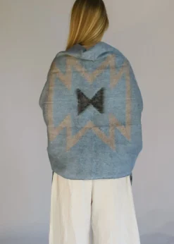 Clearance Hobo & Hatch Hobo & Hatch Aztec Poncho- Denim