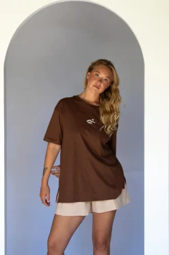 Best Hobo & Hatch Hobo & Hatch Coast Tee - Chocolate