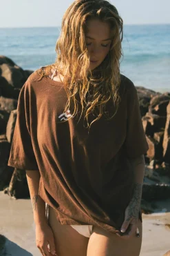 Best Hobo & Hatch Hobo & Hatch Coast Tee - Chocolate