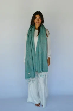 Outlet Hobo & Hatch Hobo & Hatch Scarf- Marine