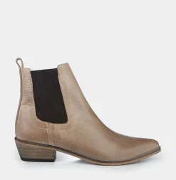 Clearance ivylee Stella Boot - Smoke Grey/Beige