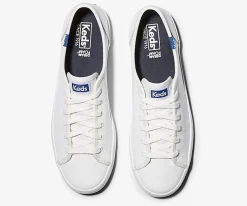 Clearance Keds Kickstart Leather - White