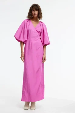Clearance Kinney Jenna Dress - Bright Raspberry