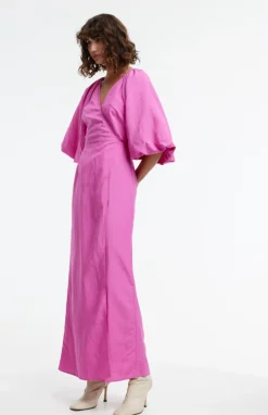 Clearance Kinney Jenna Dress - Bright Raspberry