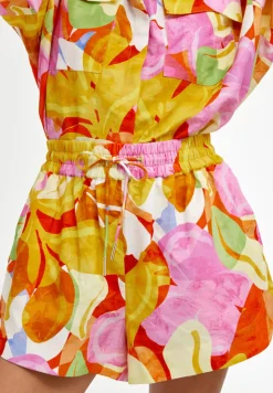 Fashion Kinney Juniper Shirt - Capri Abstract