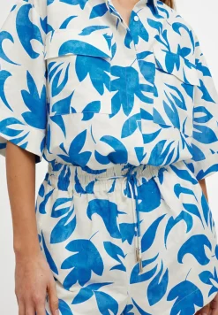 Fashion Kinney Juniper Shirt - Mosaic Blue