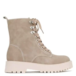 Outlet Los Cabos Shoes Los Cabos Raine Lace Up Boot - Taupe