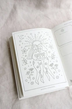 New Musings from the Moon A Year Of Coming Home - Guided Self Love Journal