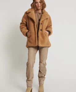 Fashion One Teaspoon Tan Teddy Coat