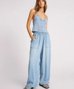 Best One Teaspoon Tencel Parachute Pants - Soft Blue