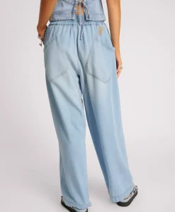 Best One Teaspoon Tencel Parachute Pants - Soft Blue