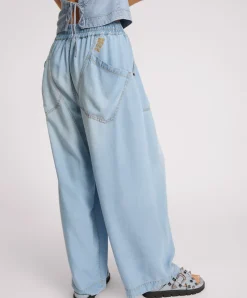 Best One Teaspoon Tencel Parachute Pants - Soft Blue